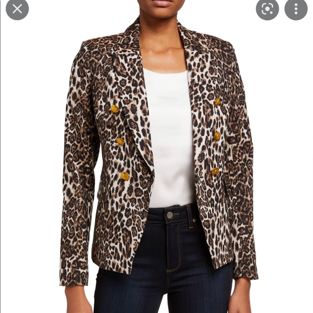 A.L.C. Leopard Print Blazer